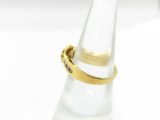 D0.50ct K18/PT900 4.7g Ring