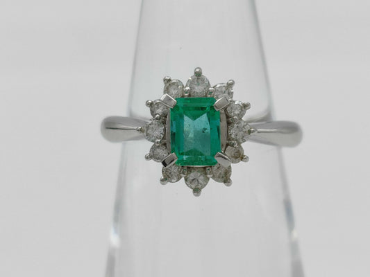 E0.725ct D0.31ct PT900 4.7g Ring