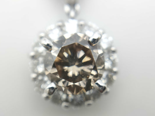 D1.18ct FD0.43ct PT900/850 9.0g Necklace