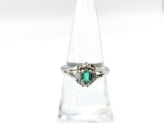E0.27ct D0.13ct PT900 5.4g Ring