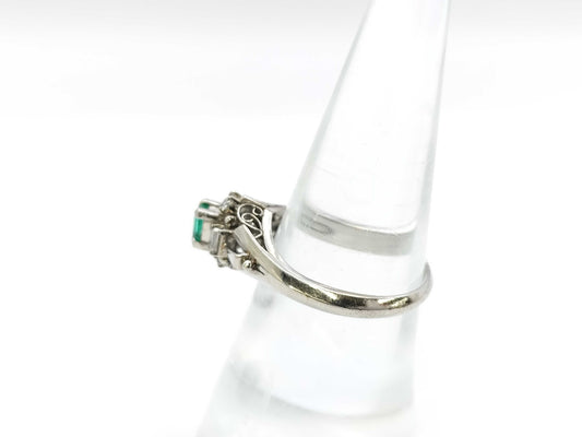 E0.27ct D0.13ct PT900 5.4g Ring