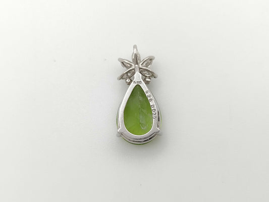 PE6.28ct D0.35ct PT900 4.6g Pendant Top