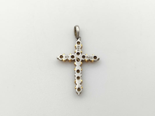 D0.50ct K18/PT900 3.3g Pendant Top