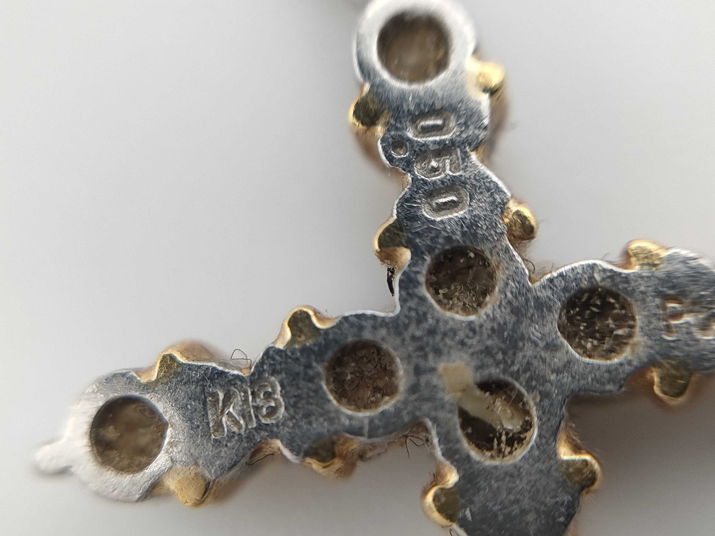 D0.50ct K18/PT900 3.3g Pendant Top