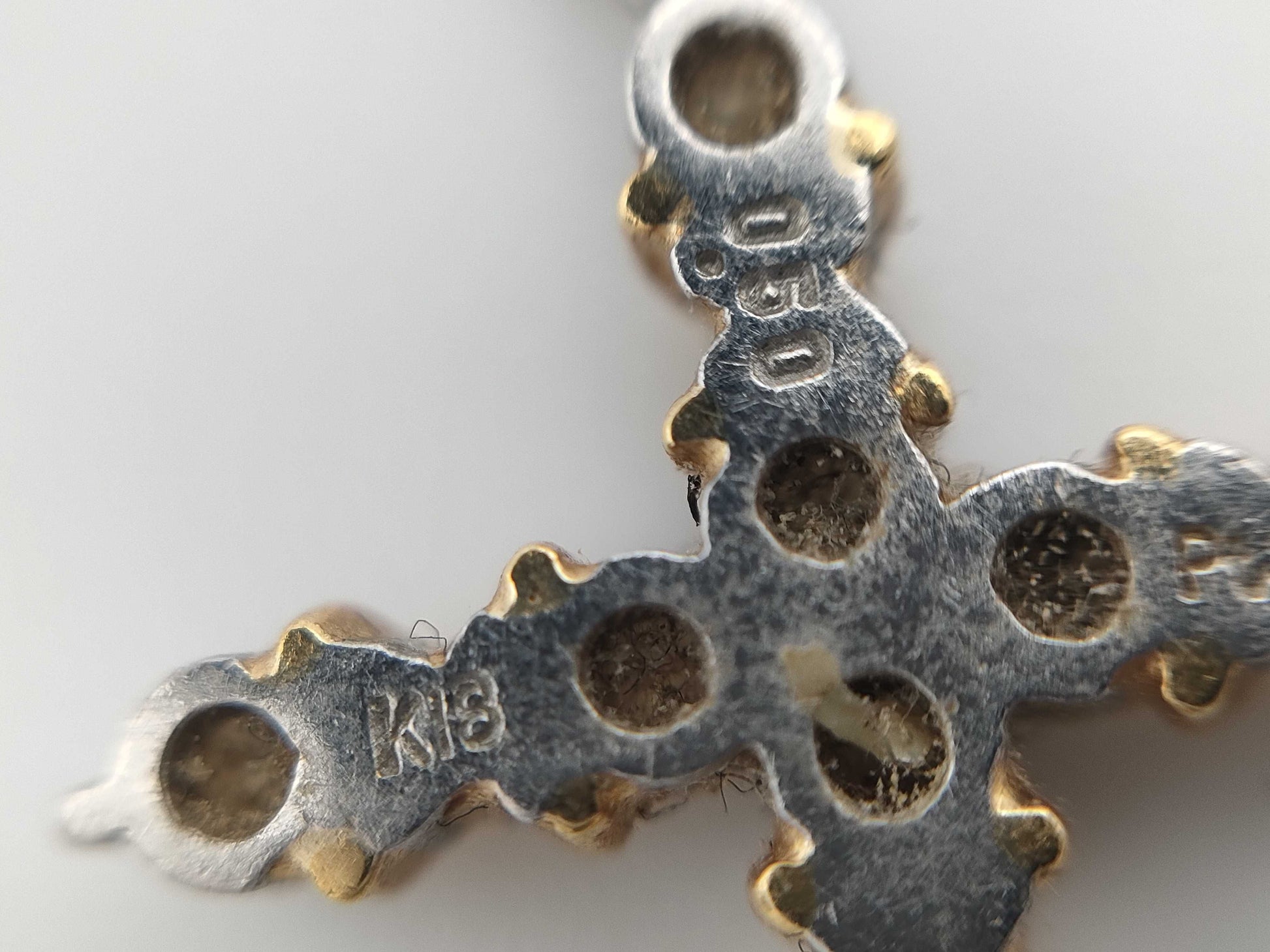 D0.50ct K18/PT900 3.3g Pendant Top