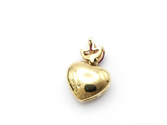 R0.46ct D0.34ct K18 3.8g Pendant Top