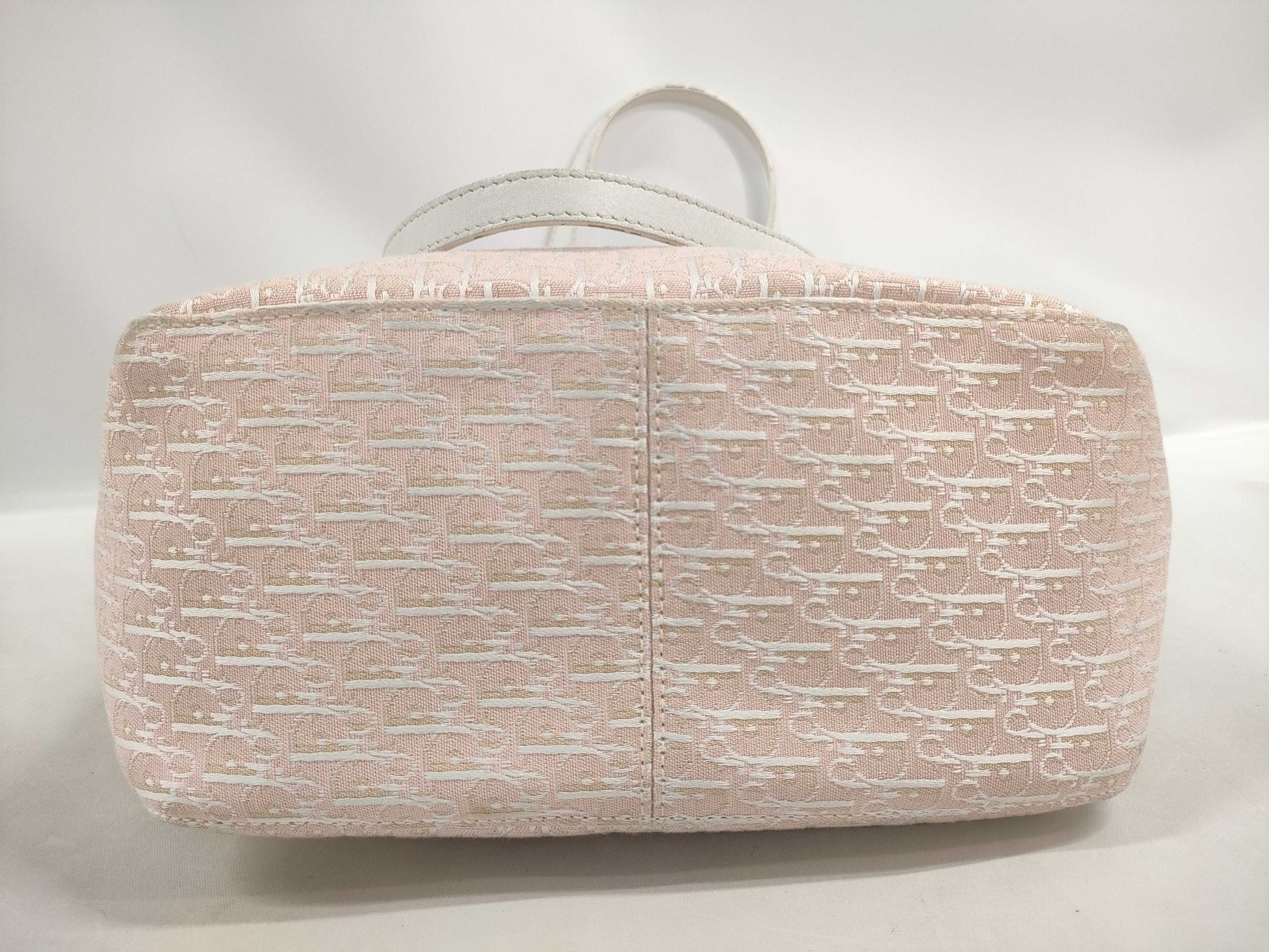 Dior CHRISTIAN DIOR Christian Dior Trotter Print Tote Bag, Canvas, Women's, Pink, 01RU 0034, Handbag
