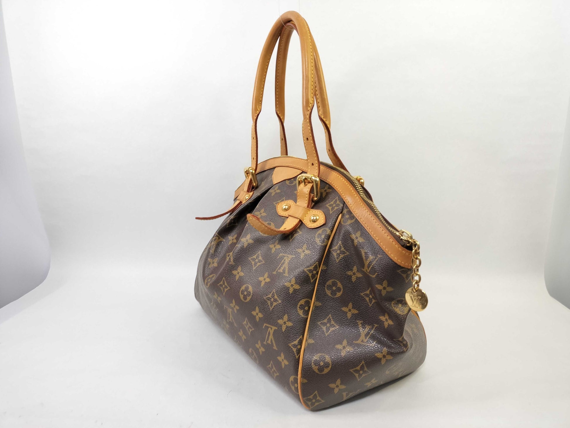 LOUIS VUITTON Monogram Louis Vuitton Tivoli GM Monogram M40144 Tote Bag