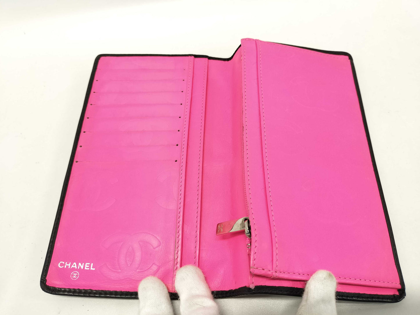 CHANEL Cambon Line Long Wallet with Seal