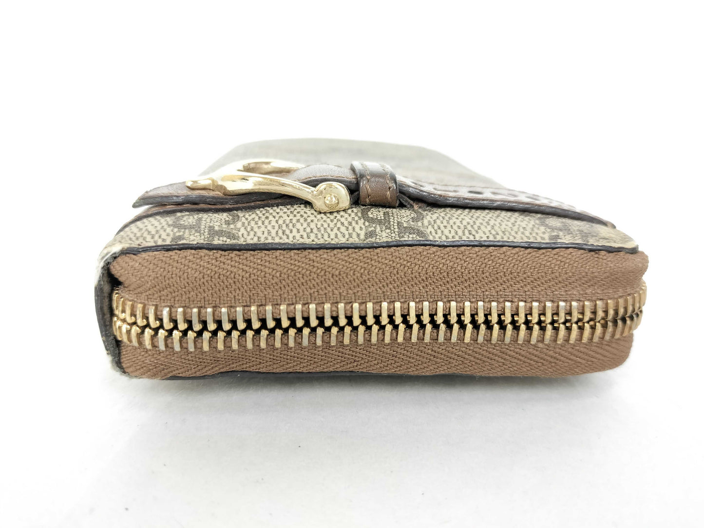 GUCCI GG Supreme Gucci GG long wallet zipper broken wallet