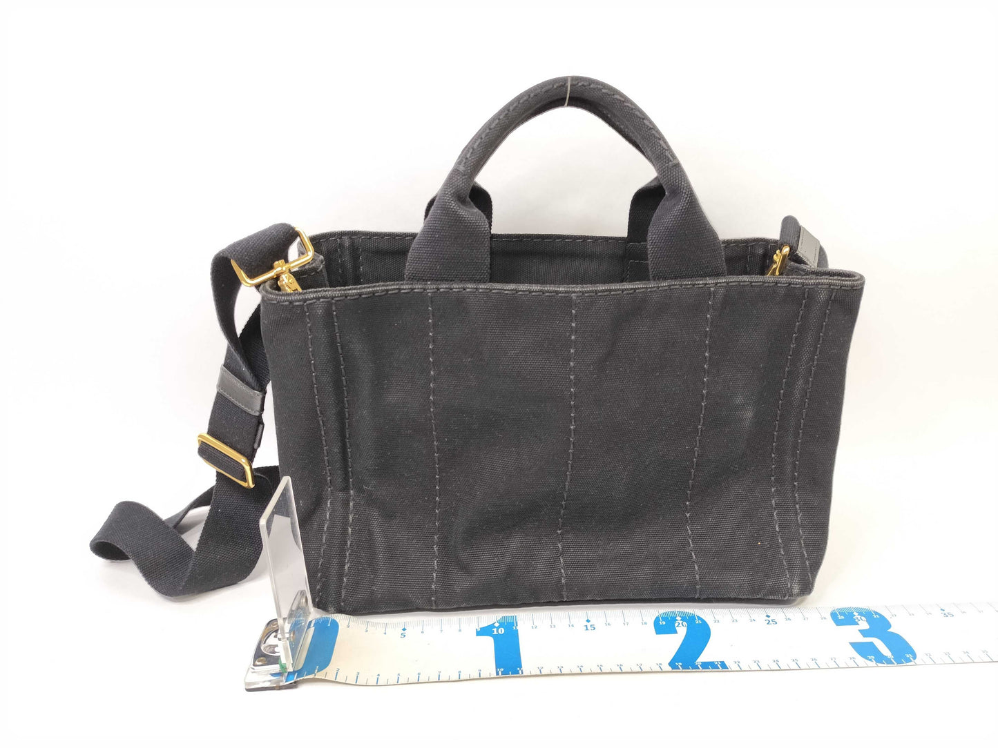 PRADA Canapa Tote with Strap