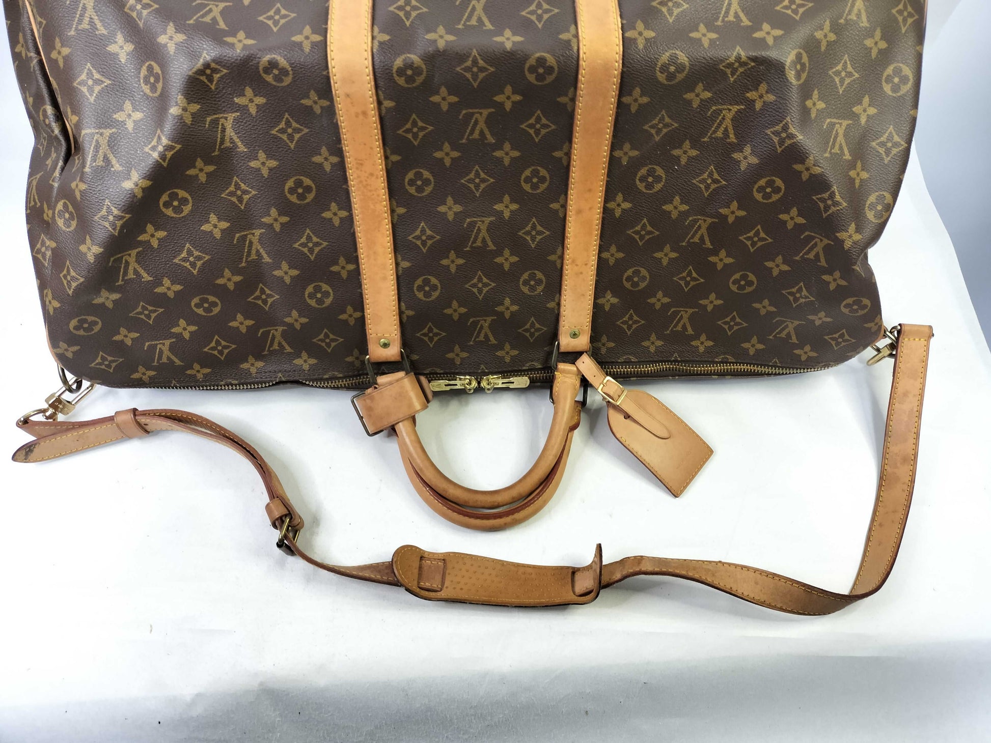 LOUIS VUITTON Monogram Louis Vuitton Monogram Keepall 60 Bandouliere VI1900 Boston Bag