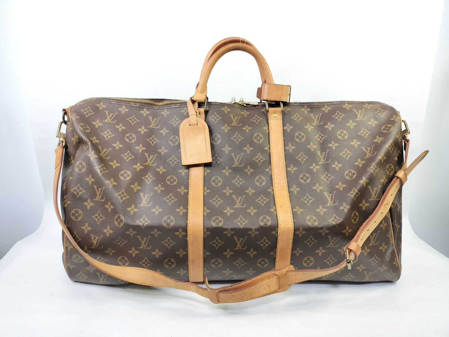 LOUIS VUITTON Monogram Louis Vuitton Monogram Keepall 60 Bandouliere VI1900 Boston Bag