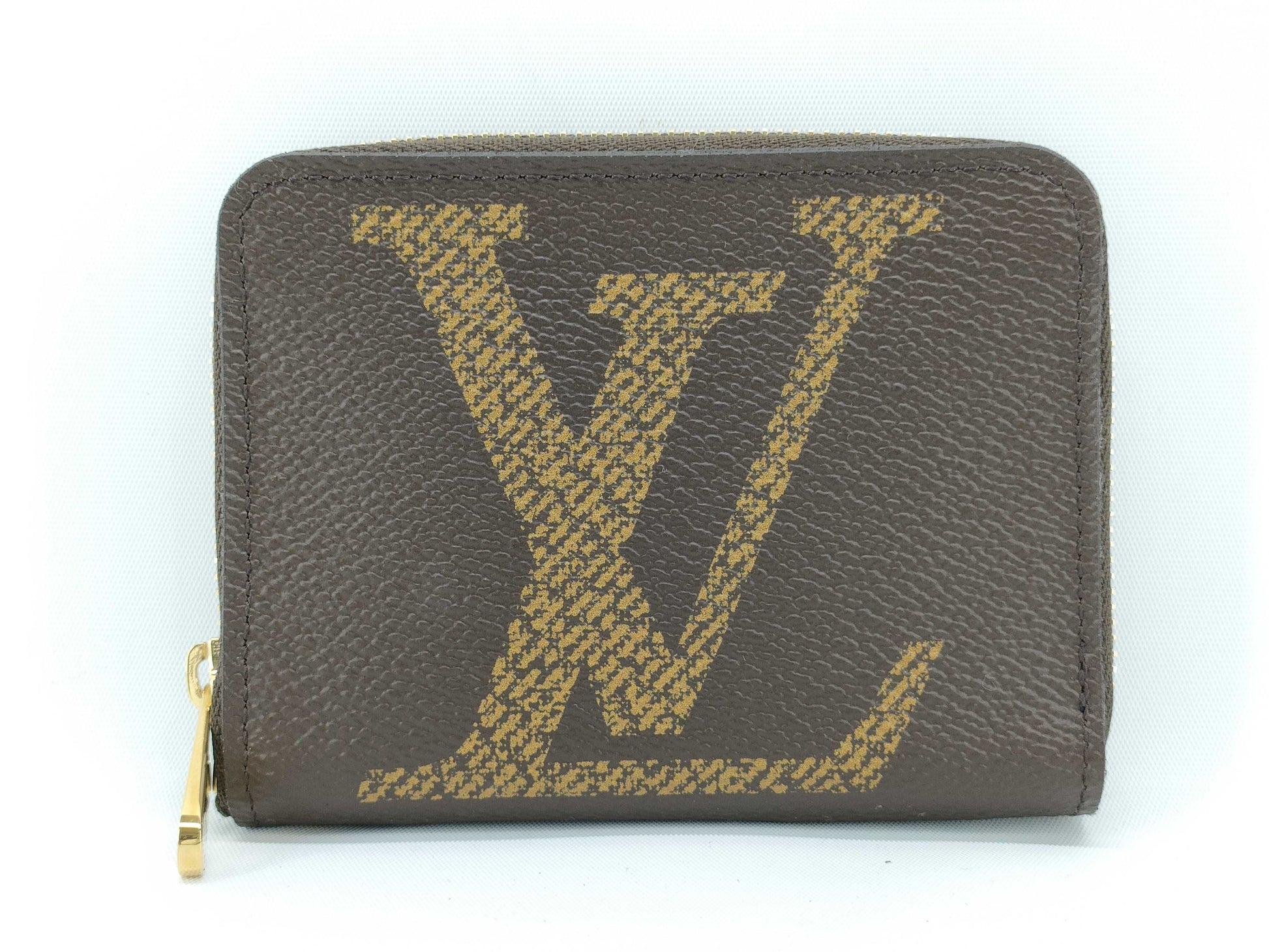 LOUIS VUITTON Monogram Giant Zippy Coin Purse SN0251 Box Wallet