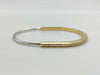 Tiffany & Co. Lock d1.28ct YG/WG Au750 18.9g Bracelet Bangle