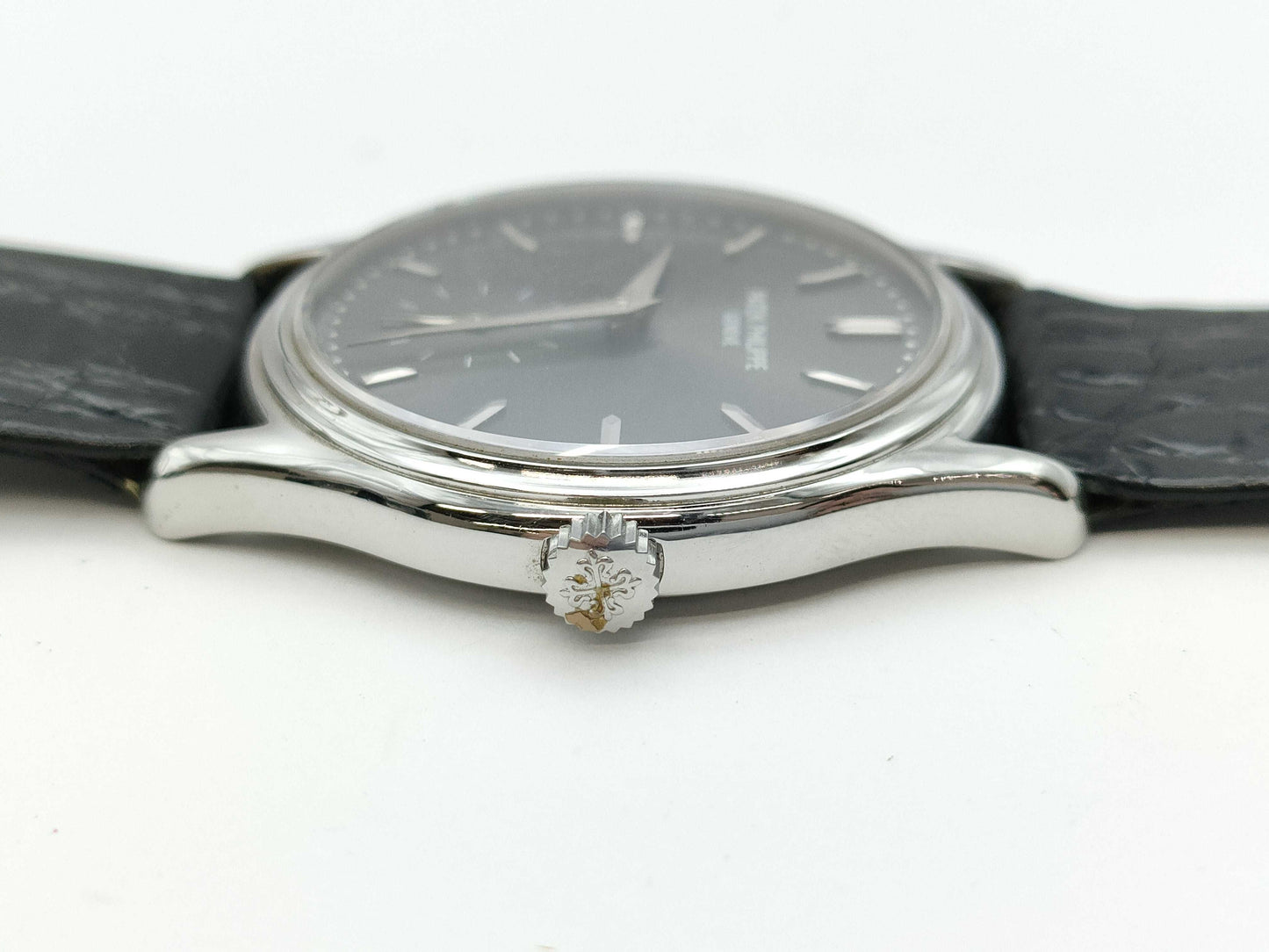 PATEK PHILIPPE Calatrava Manual Winding Gray Dial Men's Watch