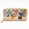 LOUIS VUITTON LOUIS VUITTON Zippy Wallet Damier Azure Rose Balerine N60139 Wallet Wallet