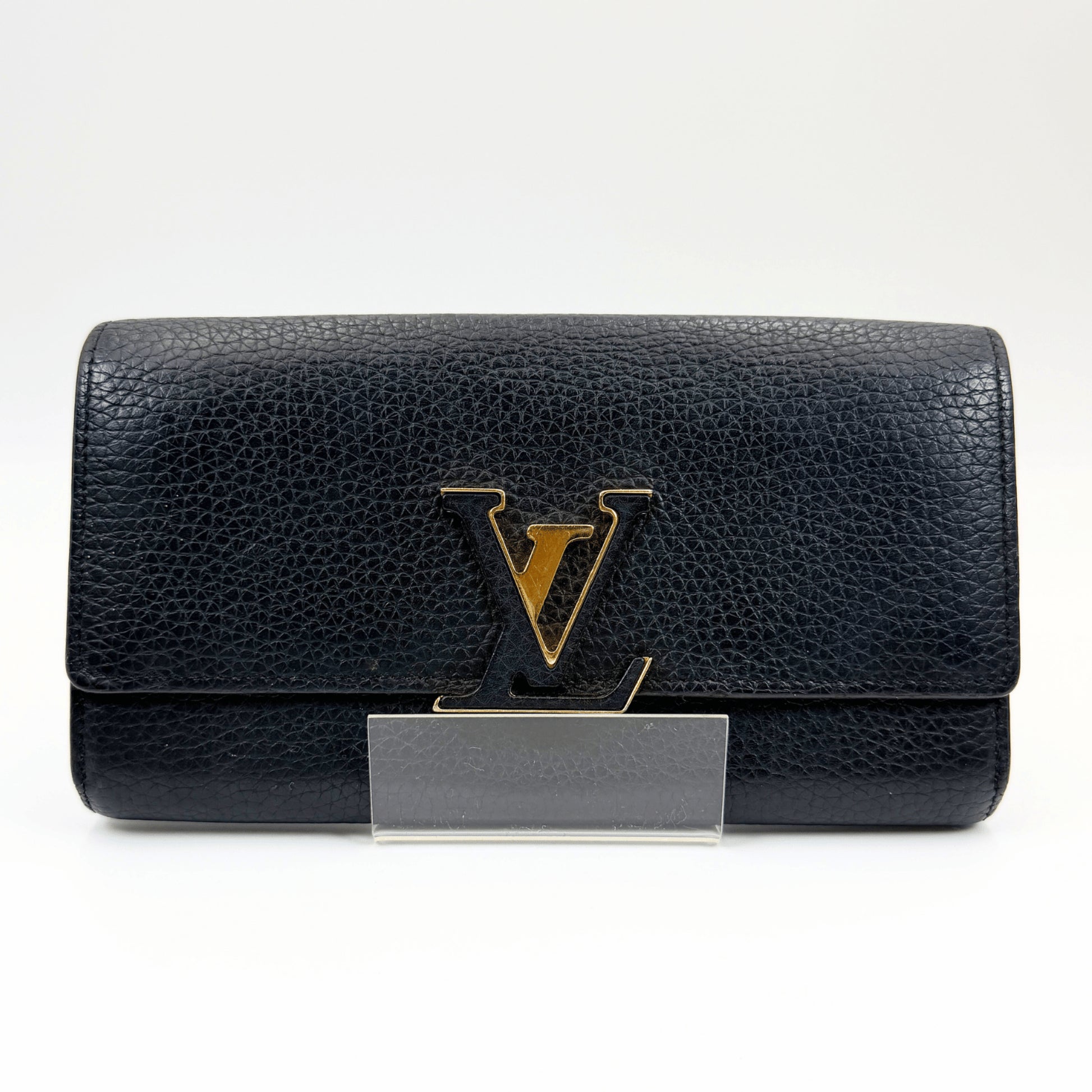 LOUIS VUITTON LOUIS VUITTON Porte-Feuille Capucine Triallon M61248 Wallet Box Storage Bag Included Wallet