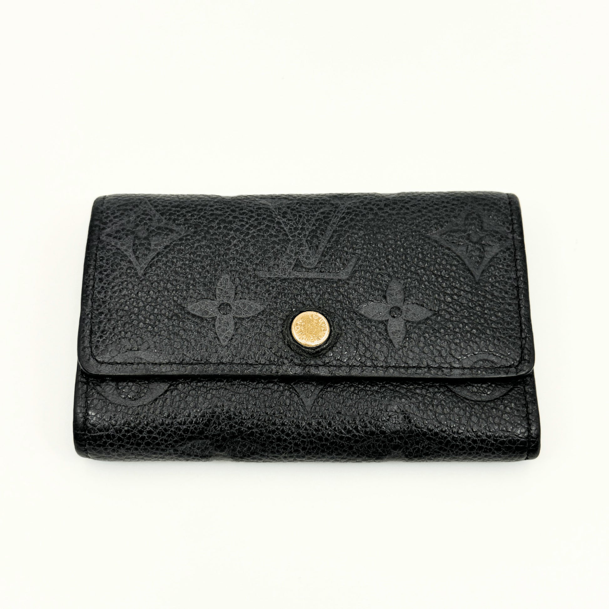 LOUIS VUITTON LOUIS VUITTON Monogram Amplant Myrtikle 6 Noir M64421 Key Case Key Case Key Case Key Case Key Ring