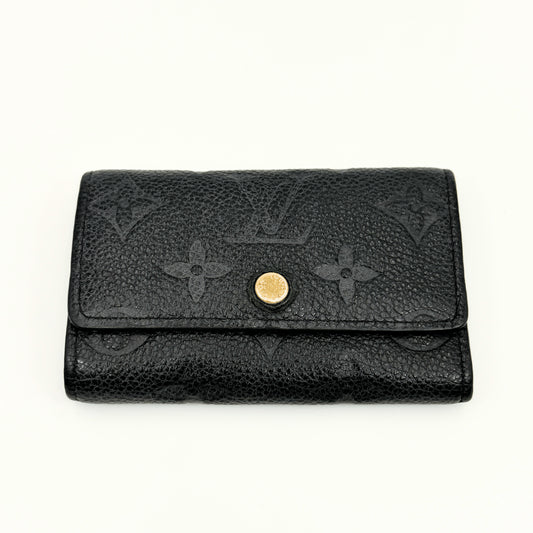 LOUIS VUITTON LOUIS VUITTON Monogram Amplant Myrtikle 6 Noir M64421 Key Case Key Case Key Case Key Case Key Ring