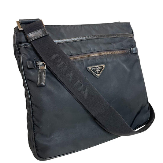 PRADA Recent Models PRADA Fiano NERO Black Shoulder Bag