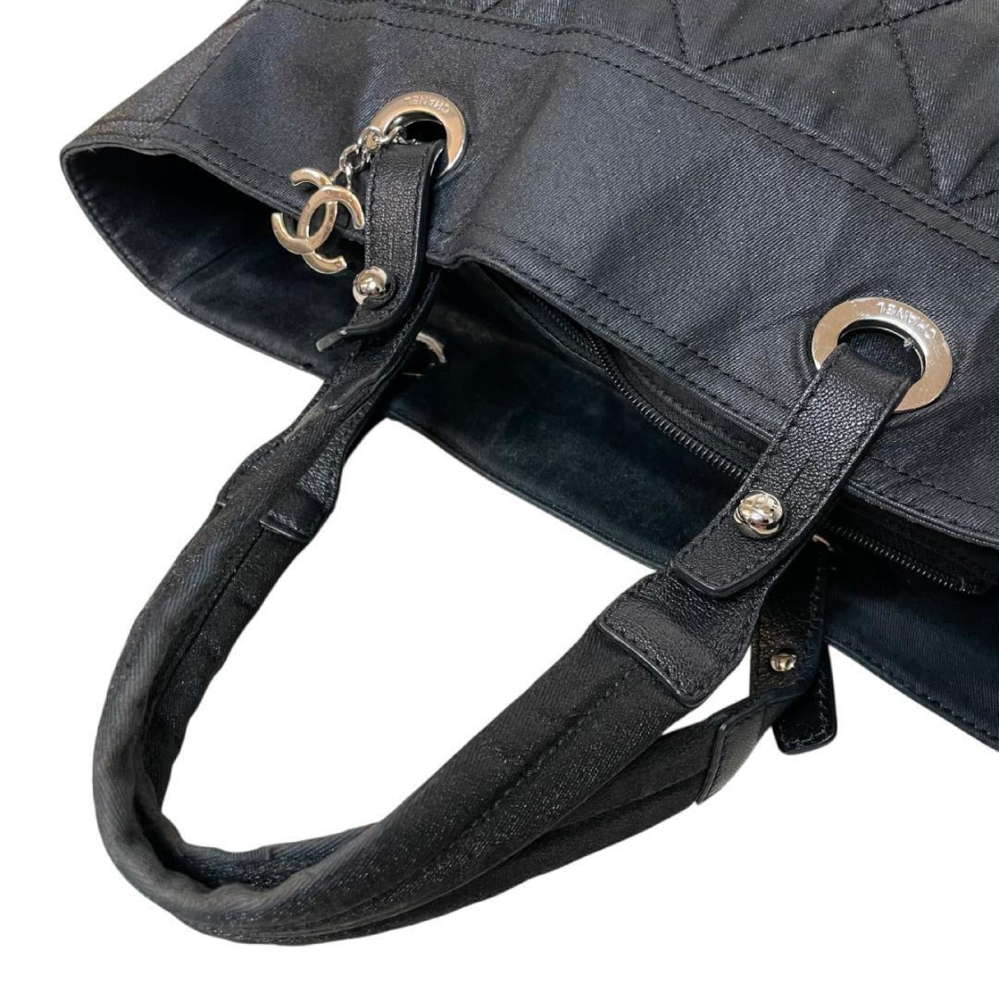 CHANEL Paris Ritz Quilted Black Tote Bag