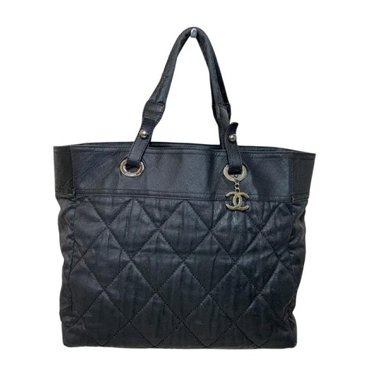 CHANEL Paris Ritz Quilted Black Tote Bag