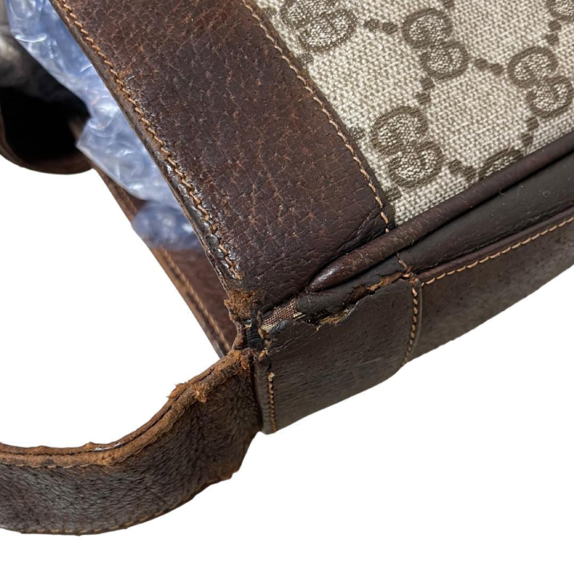 GUCCI Gucci Old Gucci GG Supreme Sherry Line Shoulder Bag