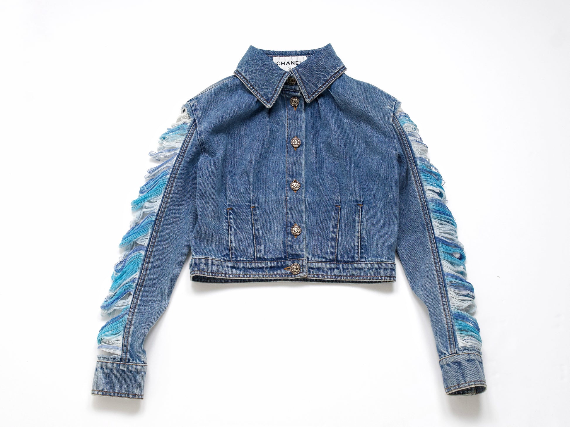 CHANEL 2019 Cruise Runway Denim Size 34 Jacket