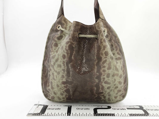 GUCCI GUCCI Gucci Python 001 4030 One Shoulder Hobo Bag