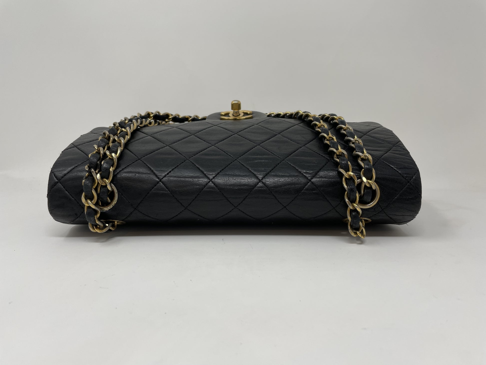 CHANEL CHANEL Shoulder Bag Matelasse Double Flap Gold Hardware Turn Lock Shoulder Bag