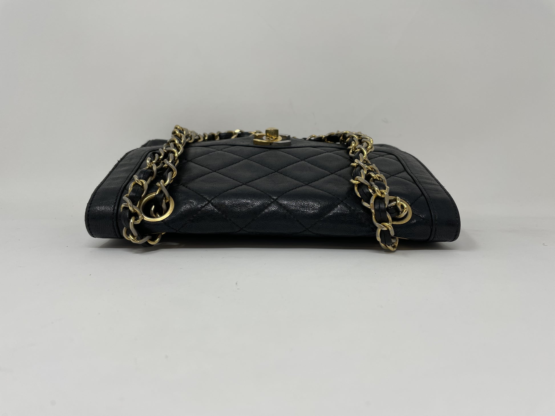 CHANEL CHANEL Matelasse Shoulder Bag Paris Limited Edition Double Flap Turn Lock Shoulder Bag