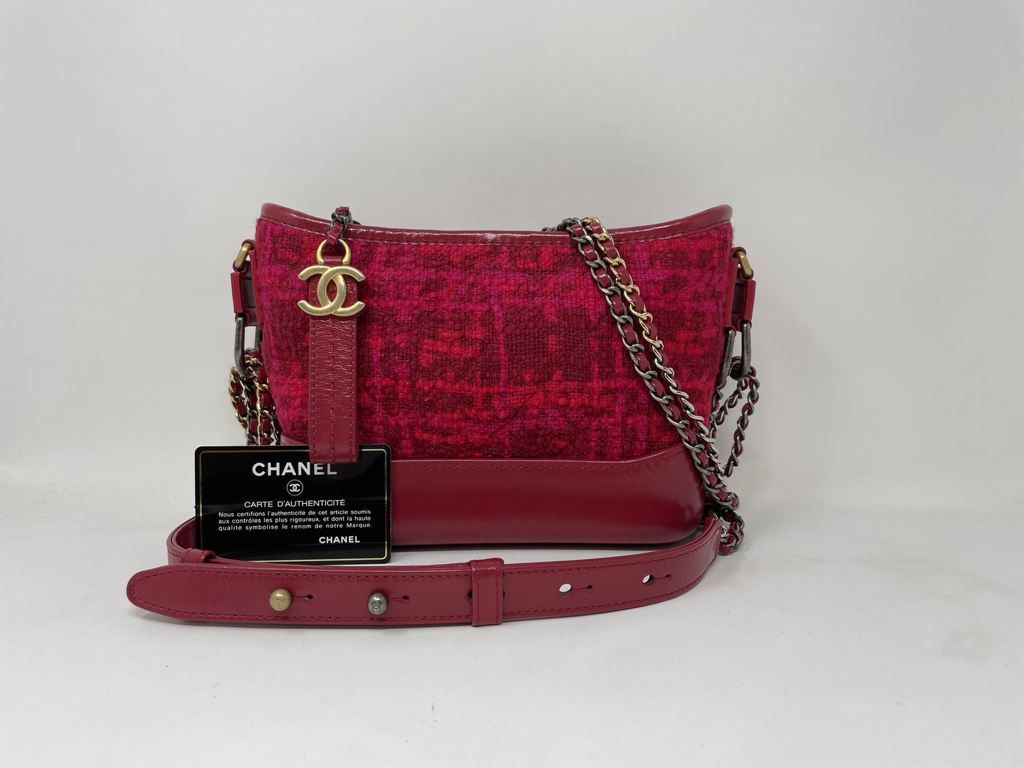 CHANEL CHANEL Shoulder Bag Gabriel Tweed Coco Mark Shoulder Bag
