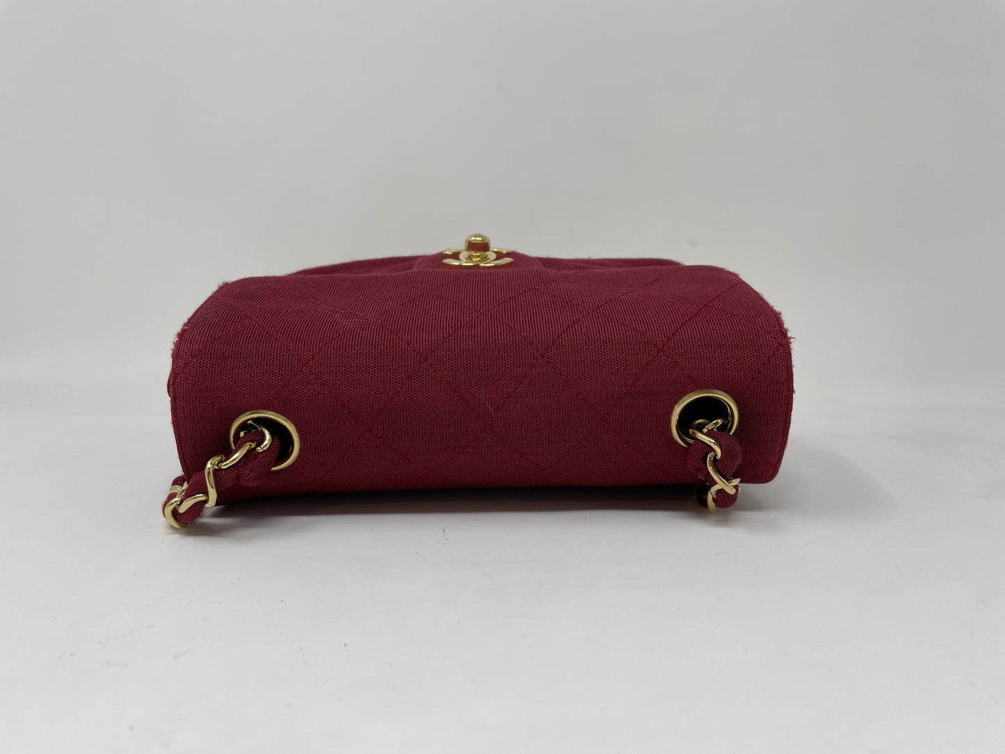 CHANEL CHANEL Mini Matelasse Shoulder Bag with Turn Lock, Gold Hardware, and Coco Mark
