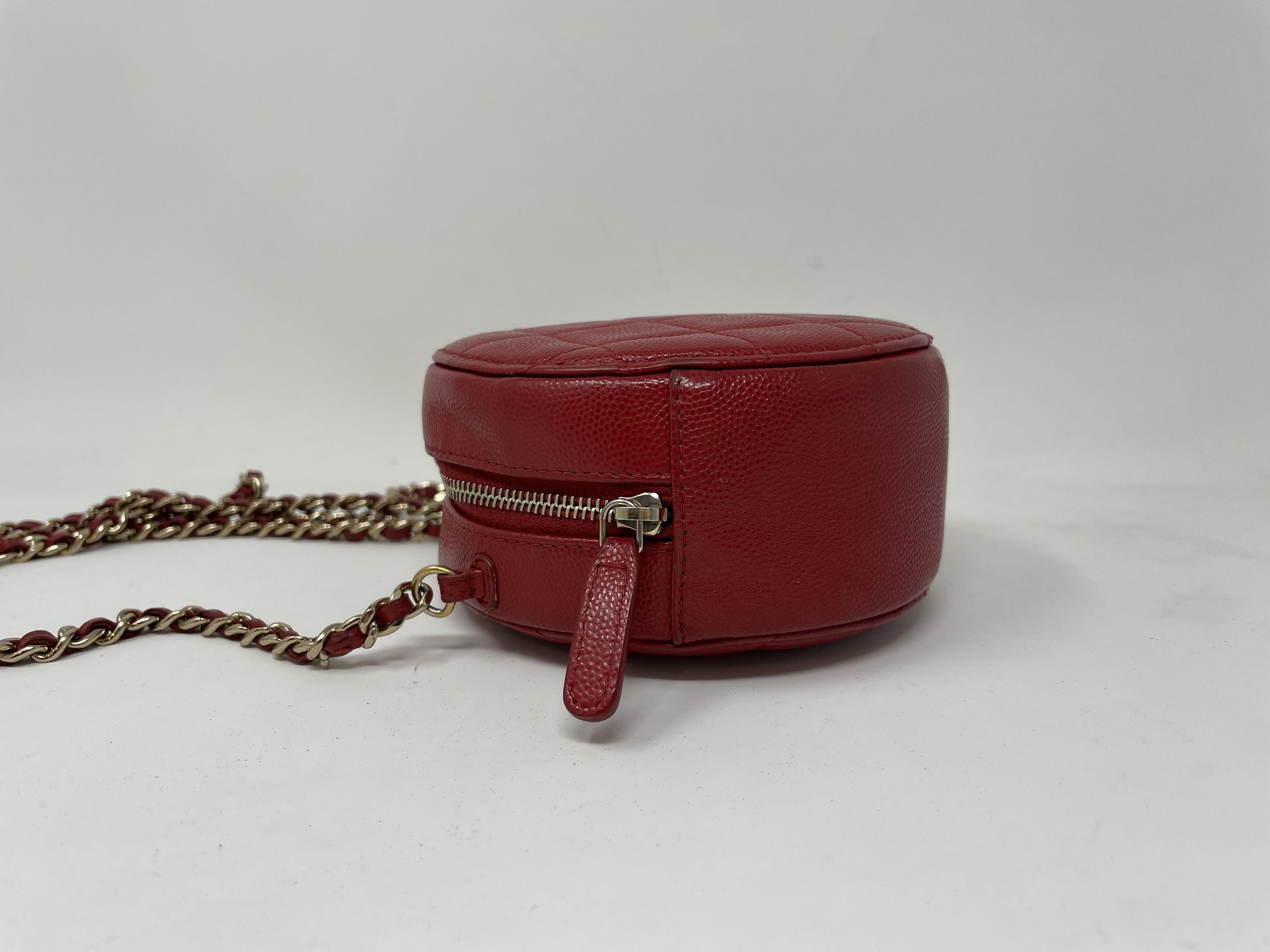 CHANEL CHANEL Shoulder Bag Matelasse Round Coco Mark Gold Hardware Shoulder Bag