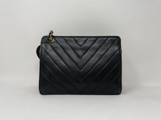CHANEL CHANEL Shoulder Bag Chevron V Stitch Shoulder Bag