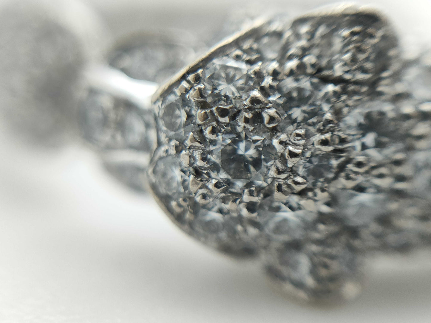 Cartier Pantail Colored Stone Diamond #50 AU750 9.0g Ring