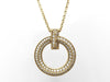 Tiffany&Co. One Circle Diamond Au750 7.8g Necklace