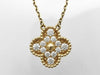 Van Cleef&Arpels Vintage Alhambra Diamond Au750 5.0g Necklace