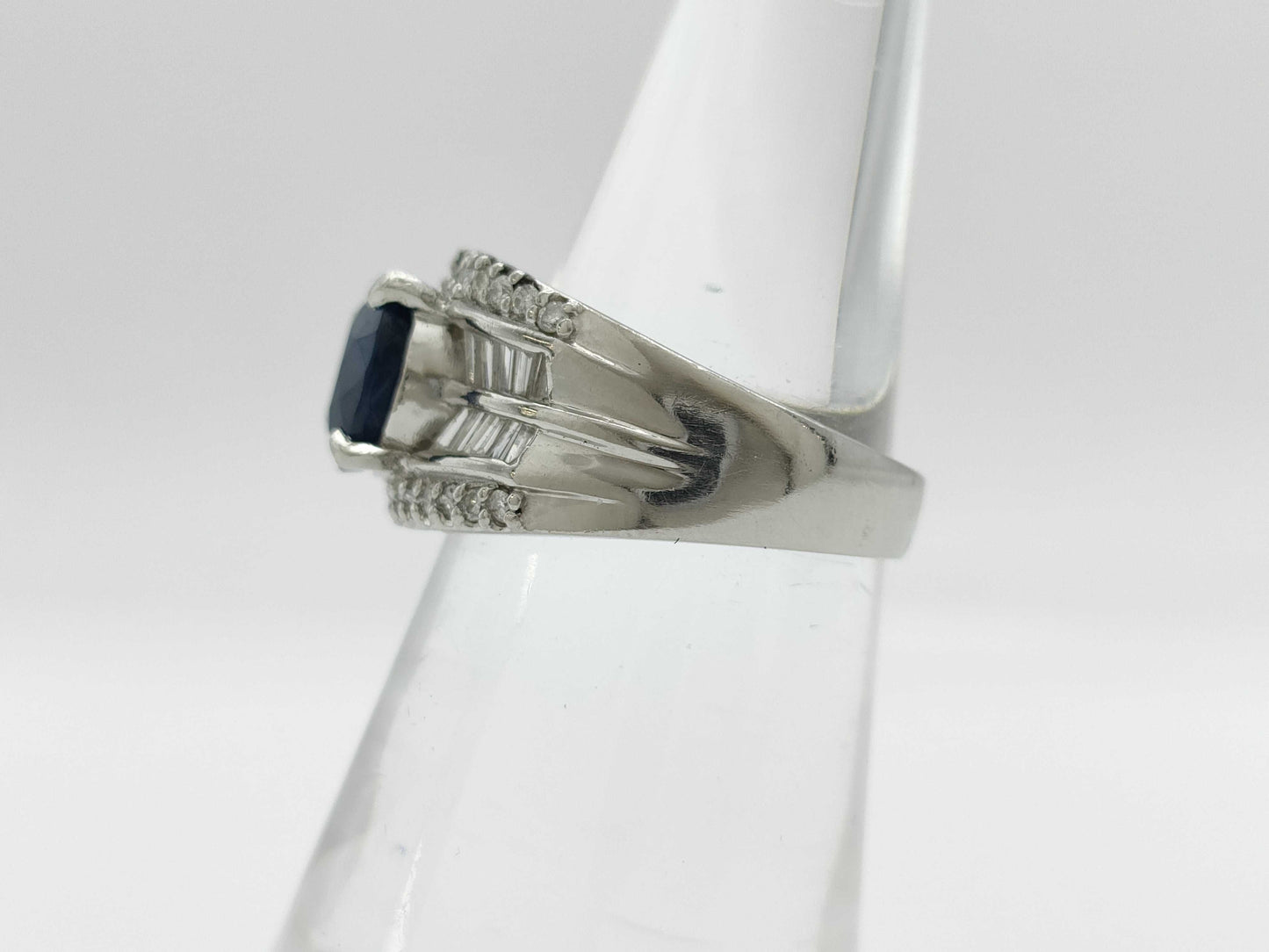 S2.67ct D0.68ct PT900 11.5g Ring