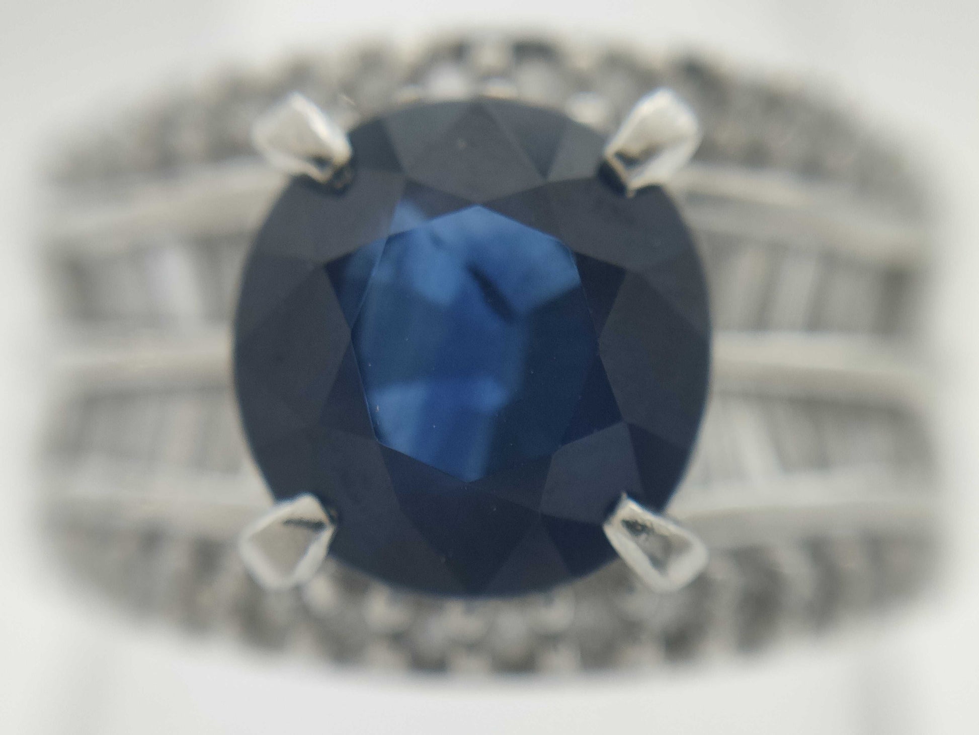 S2.67ct D0.68ct PT900 11.5g Ring