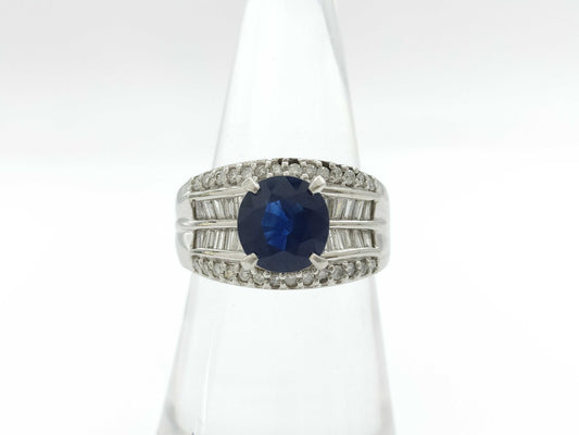 S2.67ct D0.68ct PT900 11.5g Ring