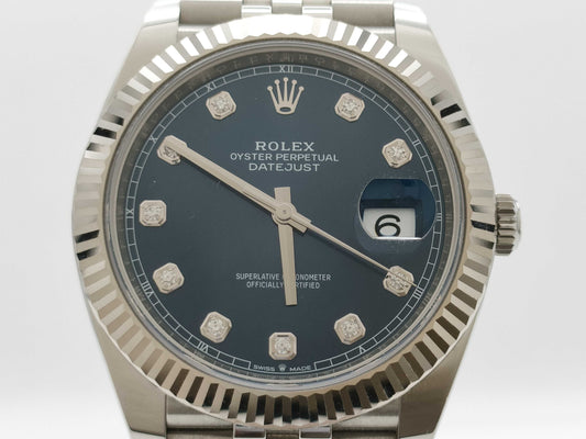 ROLEX 126334G F3Y37411 Bright Blue Men's Watch