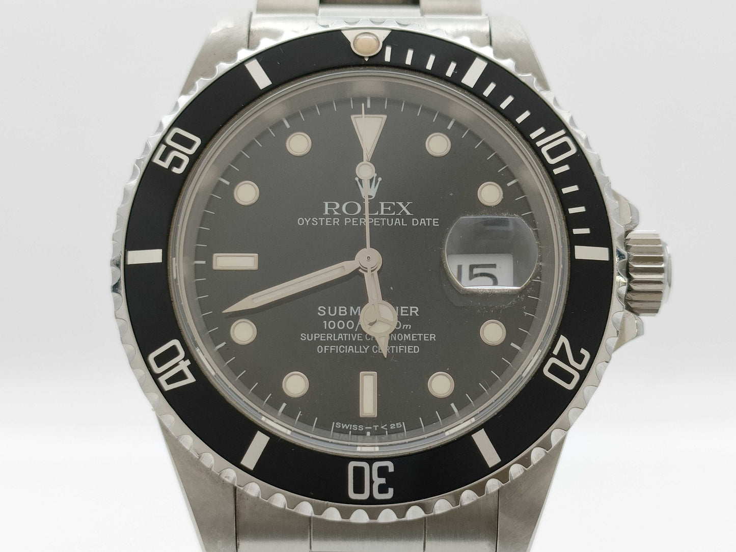 ROLEX 16610 X764652 Tritium Black Dial Men's Watch