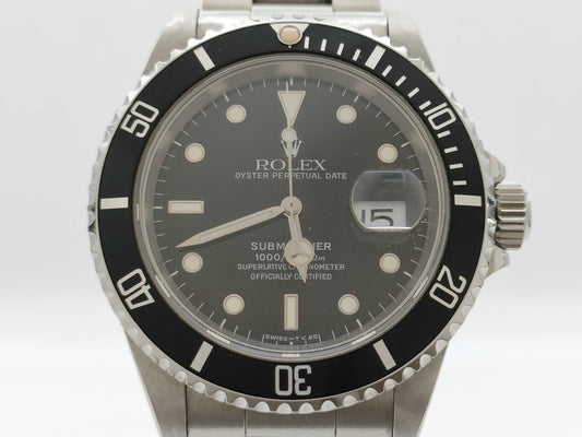 ROLEX 16610 X764652 Tritium Black Dial Men's Watch