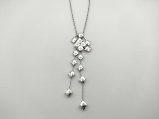 CHANEL Matlasse WG 750 15.8g Necklace