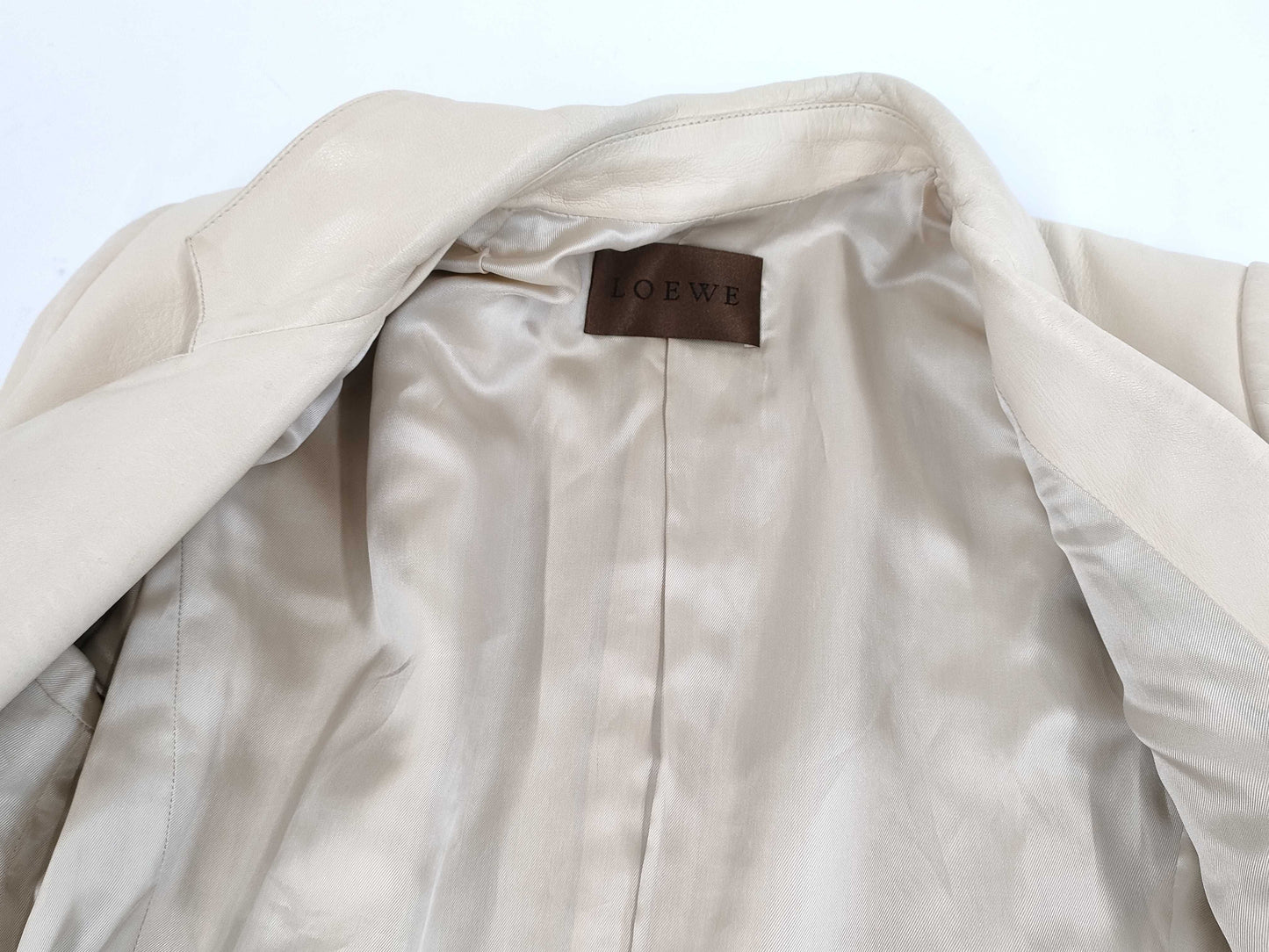 LOEWE Leather Size 38 Tailored Jacket