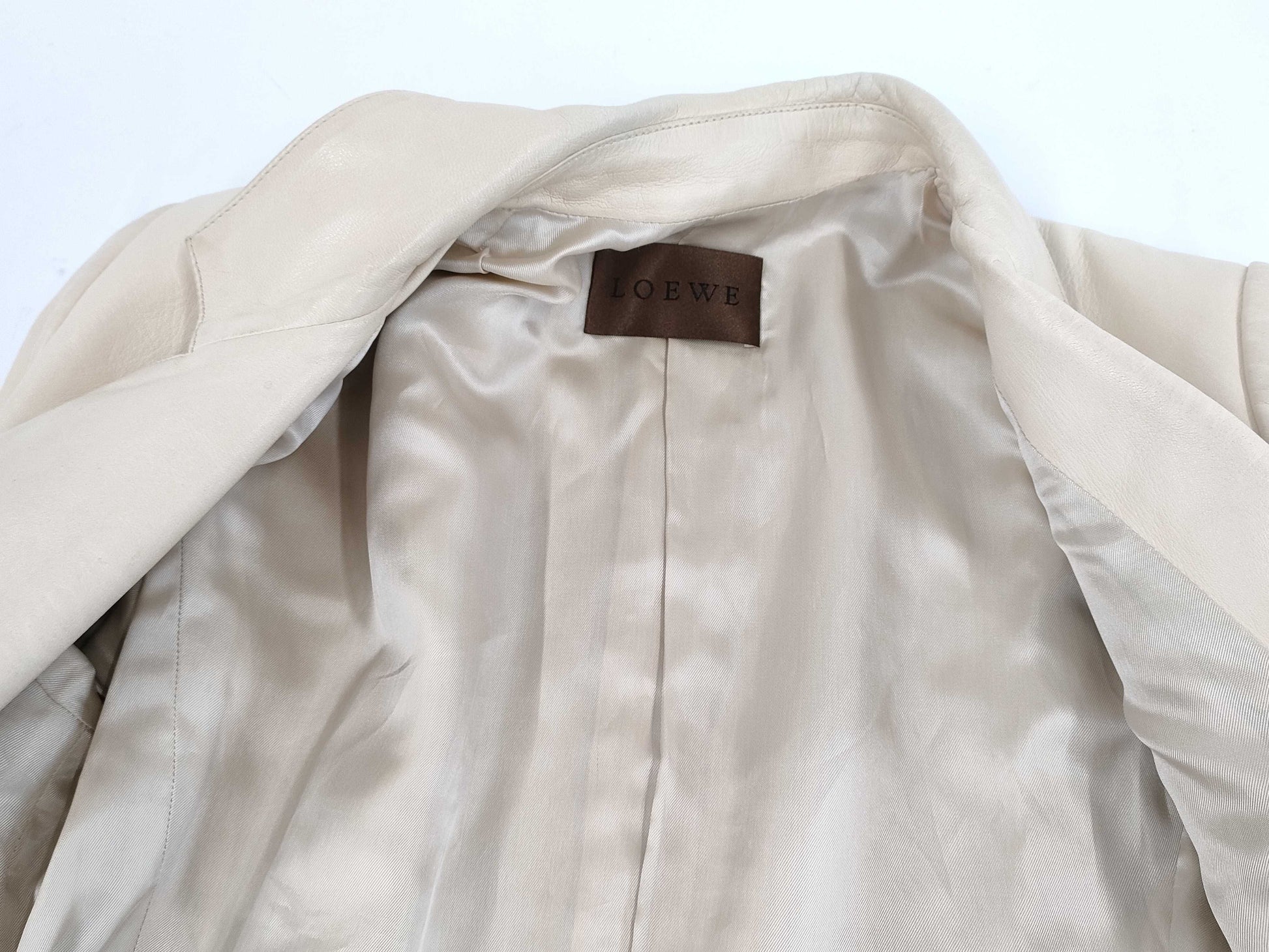 LOEWE Leather Size 38 Tailored Jacket