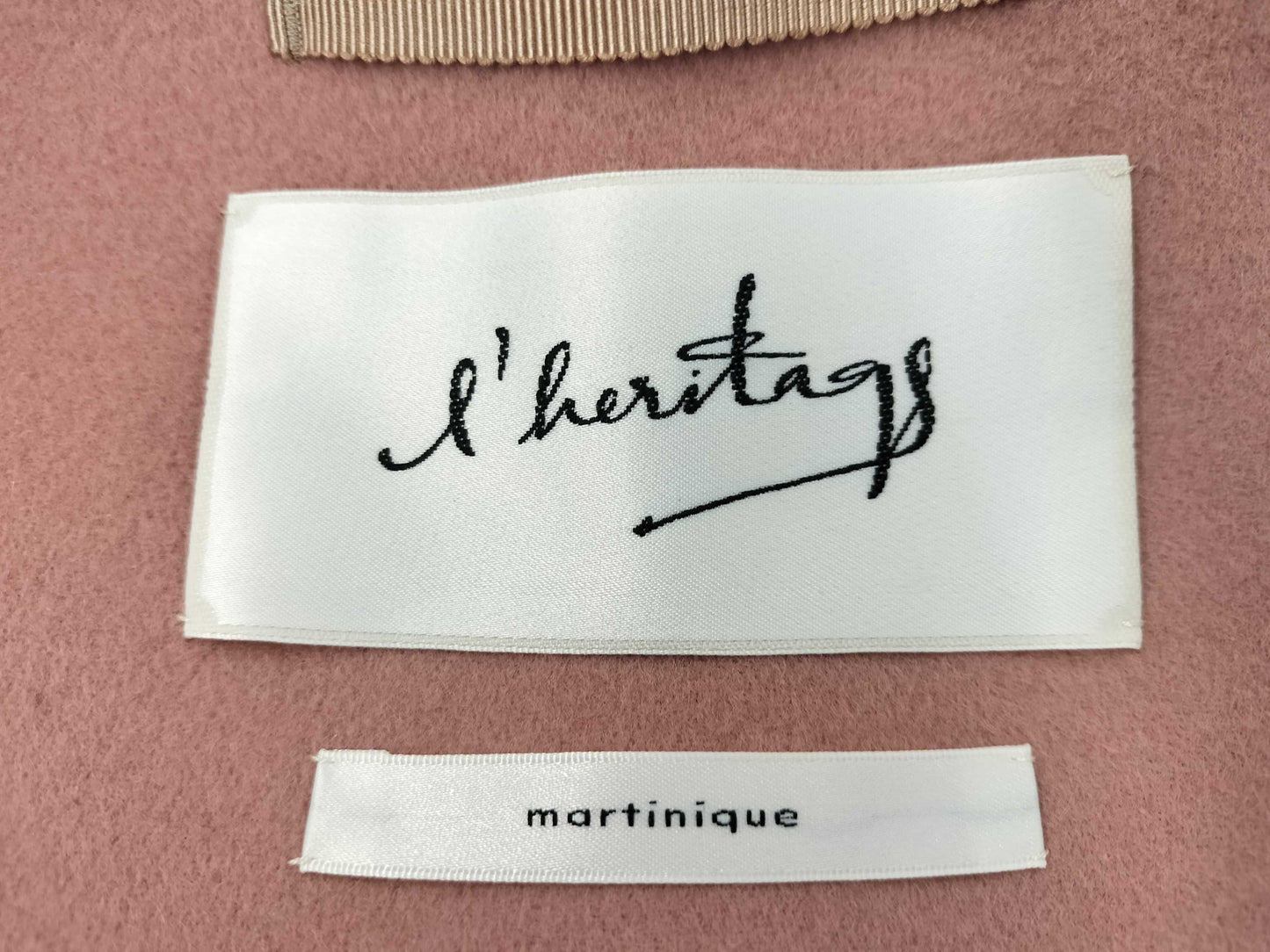 Martinique Relitage Pink Wool Coat 2 Coat