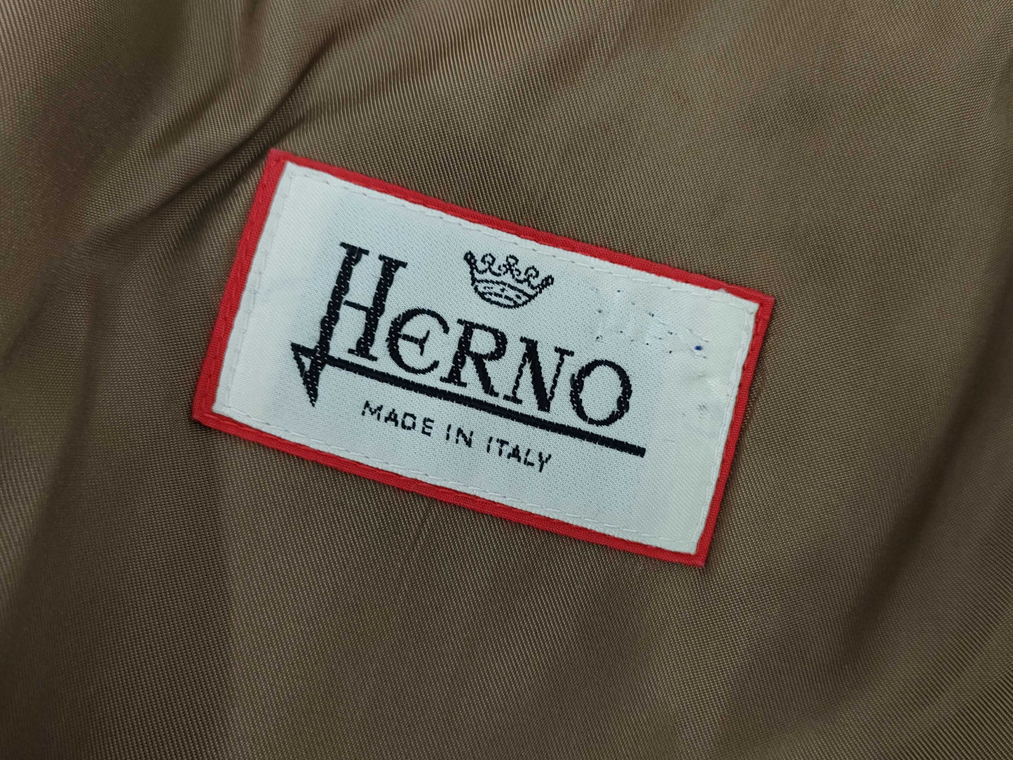 HERNO Cashmere Coat Lining All-Over Pattern Men's? coat